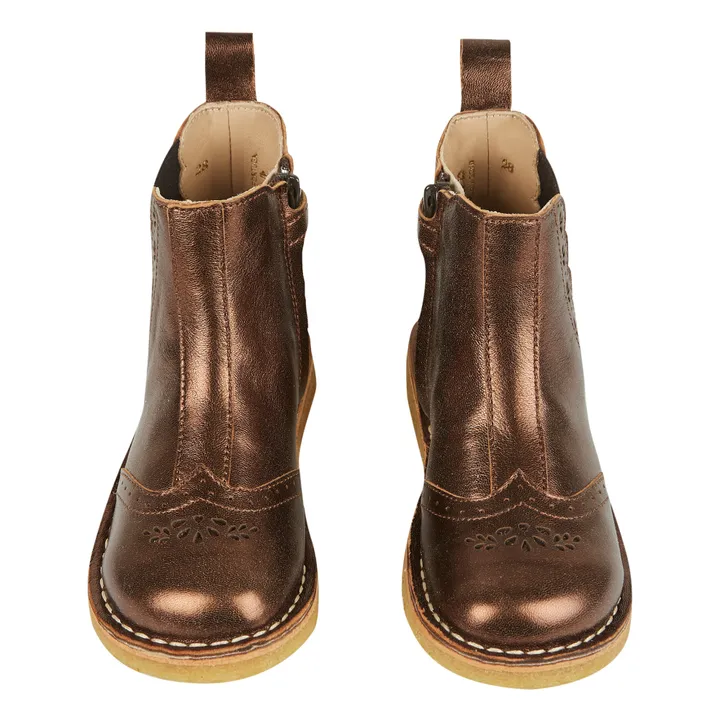 Emile et Ida Boots Cuir Prairie | Mordoré