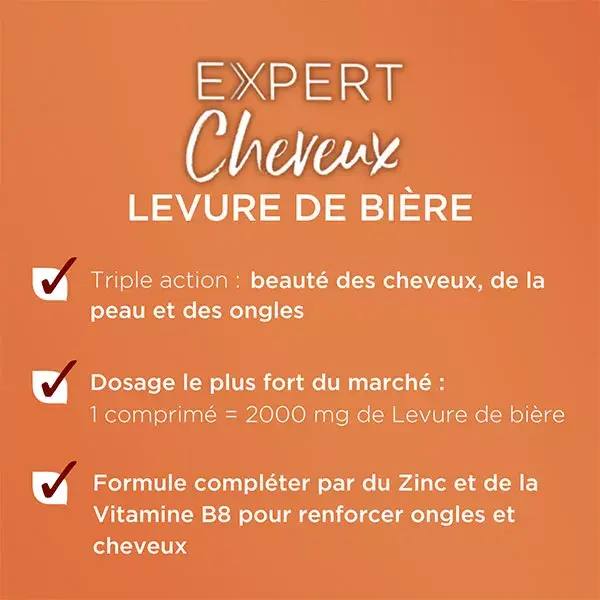 Forté Pharma Expert Levedura de Cerveja Beleza Pele Cabelo Unhas 56 comprimidos
