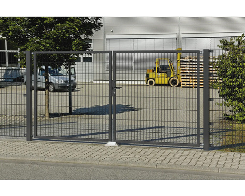 Dubbeldraads hekwerkset ALBERTS 6/5/6 400 x 120 cm antraciet