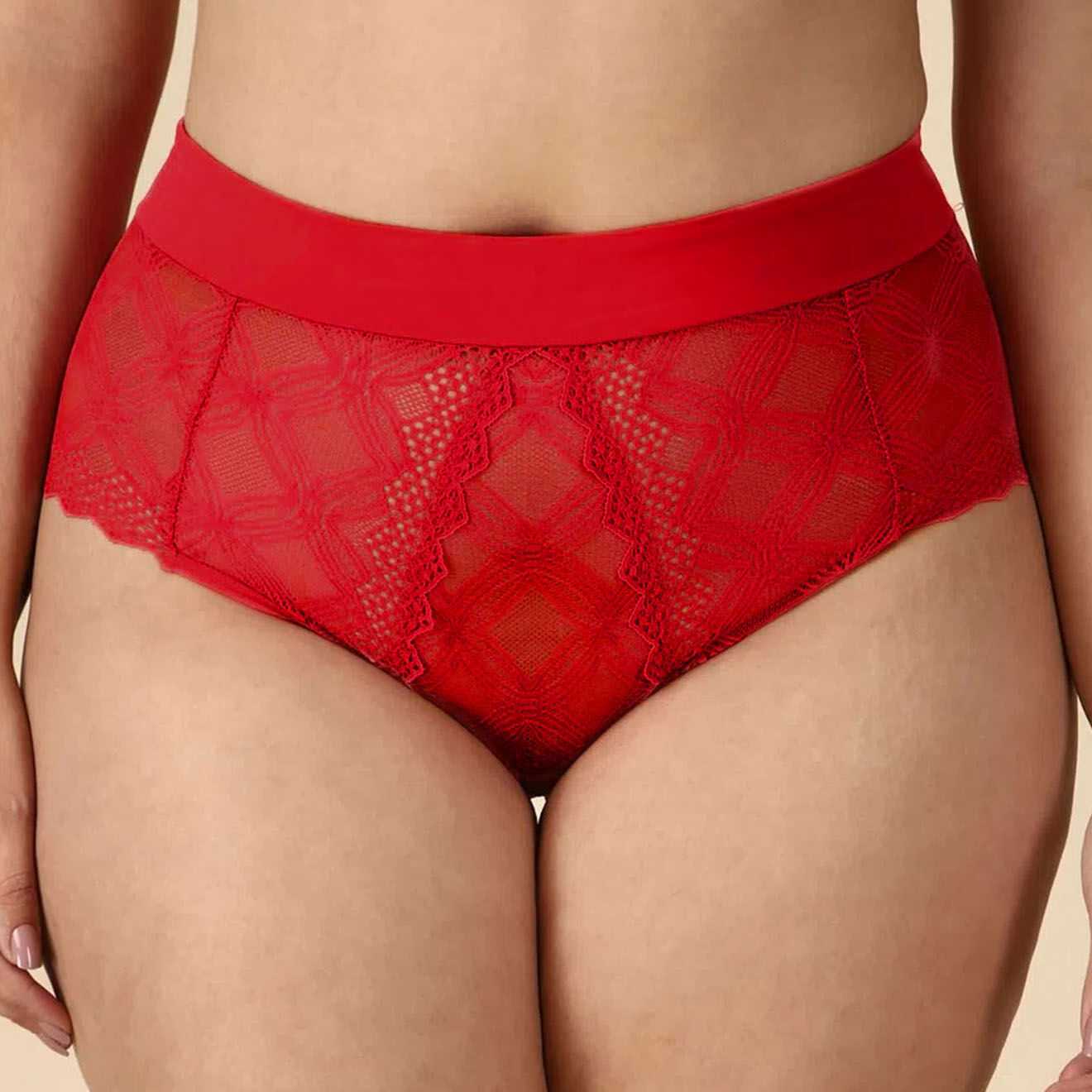 Liz Shorty en dentelle Lison rose