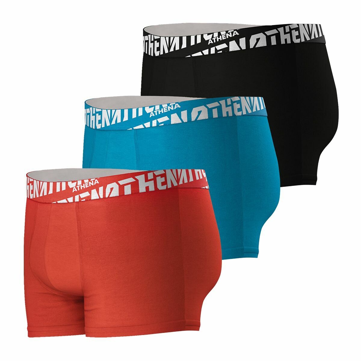 ATHENA<br>Conjunto de 3 cuecas boxer Easy Sport lisas