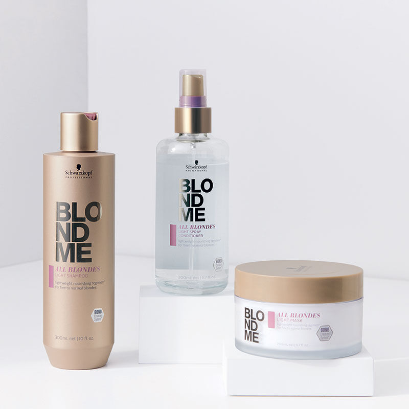 Shampooing léger pour cheveux blonds fins à normaux Blondme