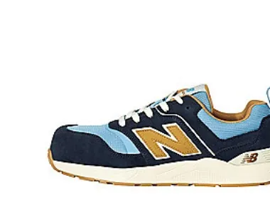 New Balance sik. Sko str. 43 - Elite Lite Blue/Coffee, åndbar, blød mellemsål, med snørre
