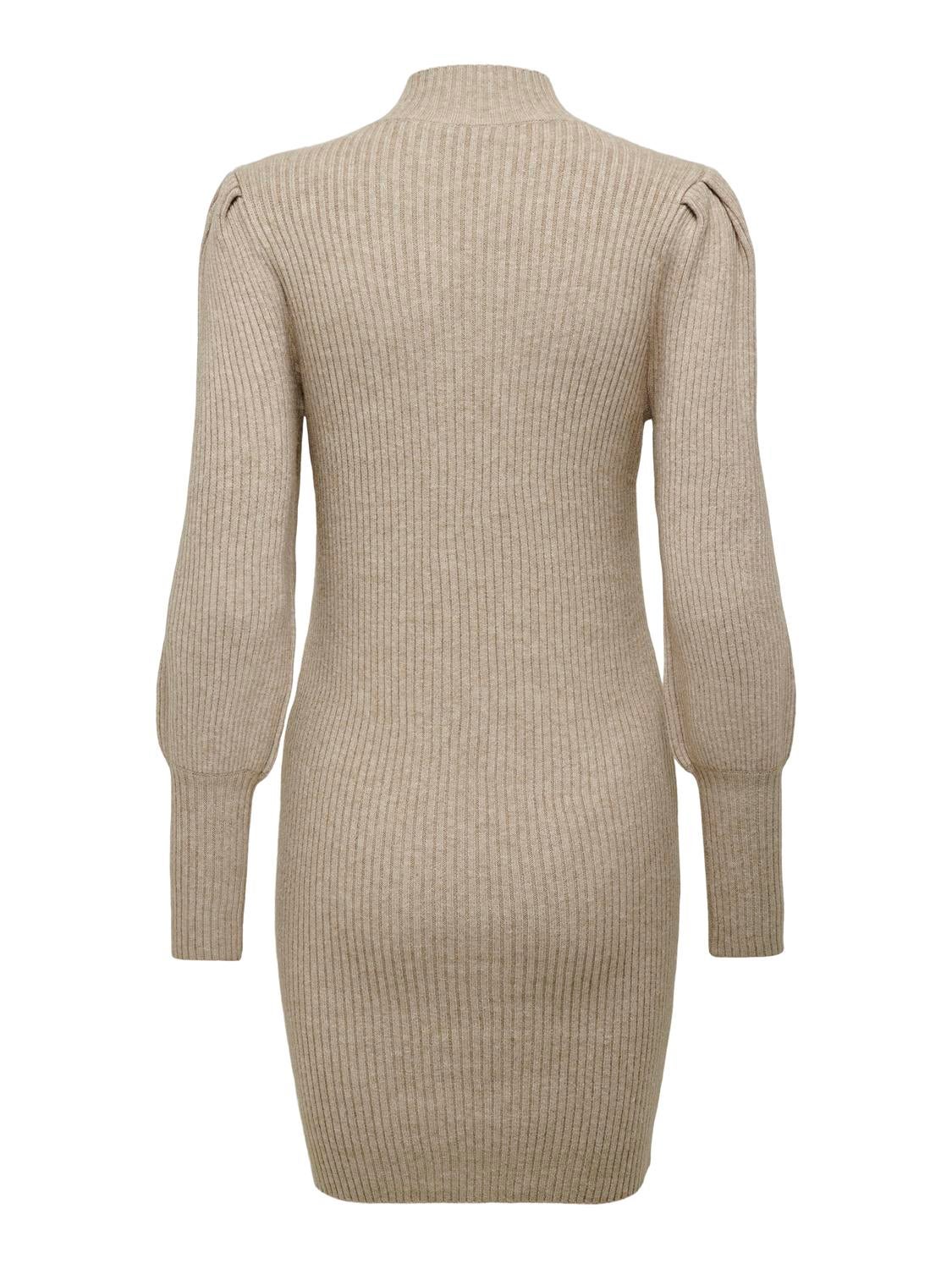 ONLKATIA Langes Kleid Mocha Meringue