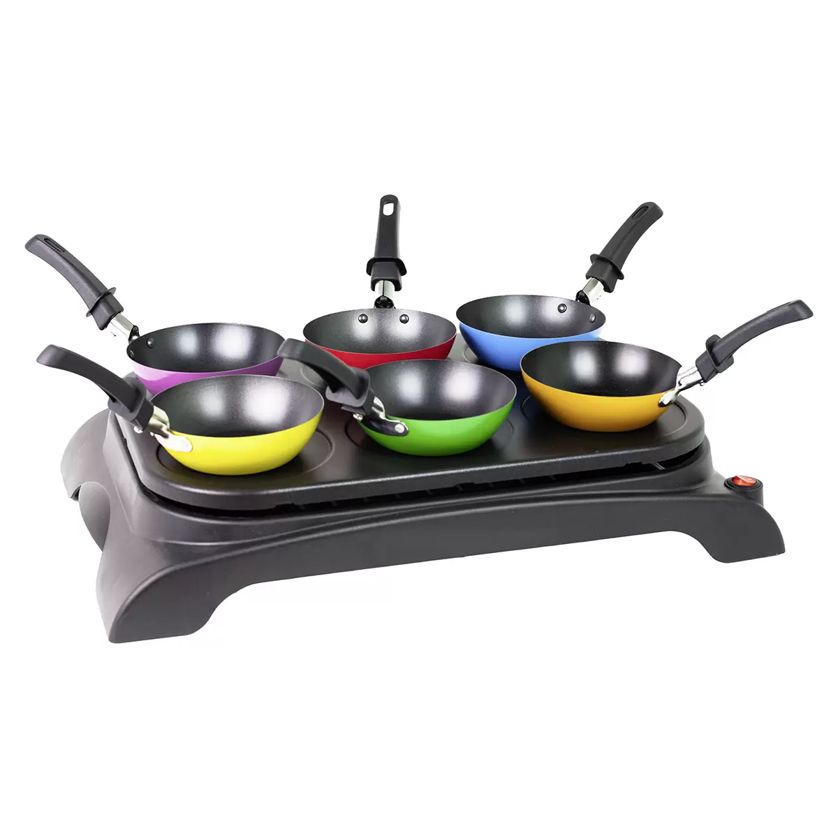 Party Wok-Set Ohmex Schwarz