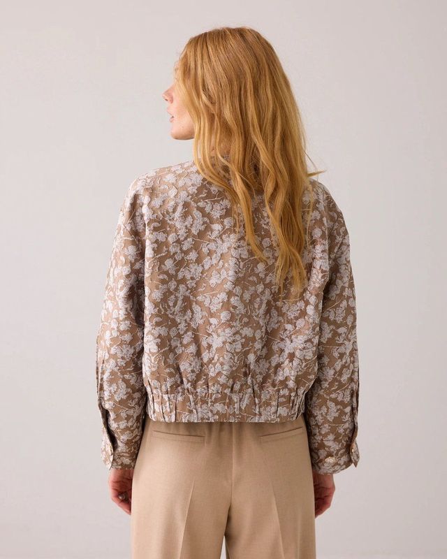 Summum - 1s1205-12293 - Jasje - Blader Jacquard - Glanzend