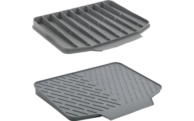 Metaltex Gravity-Duo Abtropfmatte beidseitig Verwendbar 40 x 33 cm