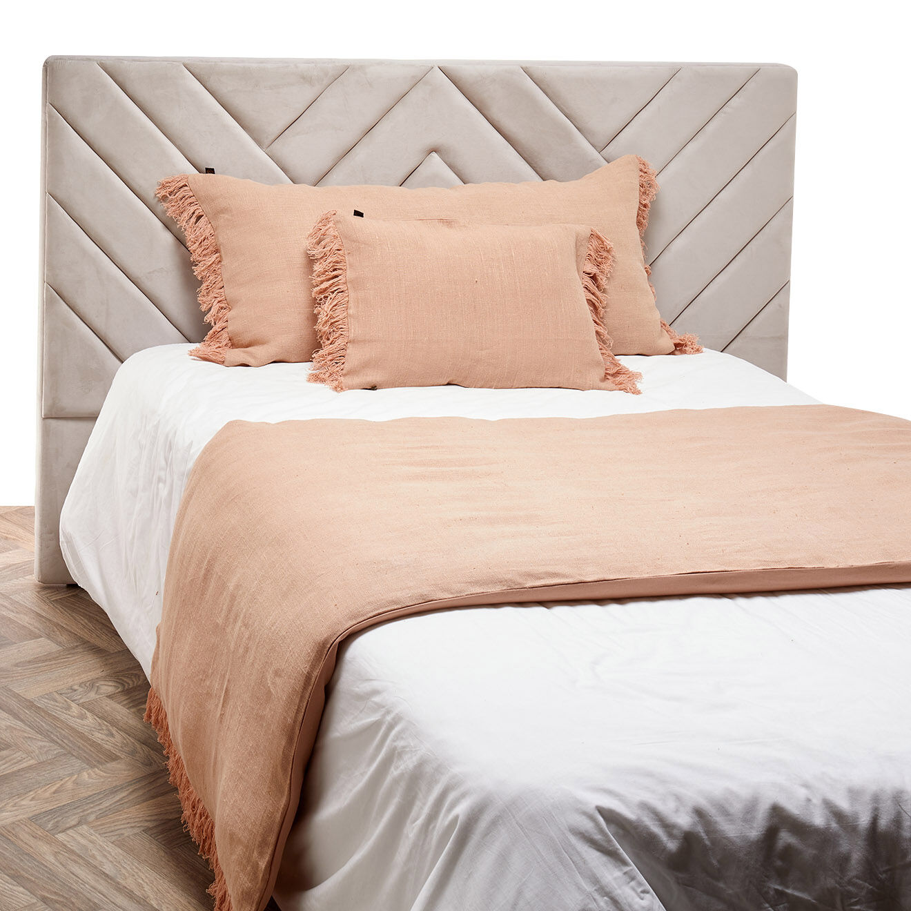 Haomy Housse de coussin 100% Lin Wani cimarron - 40x60 cm