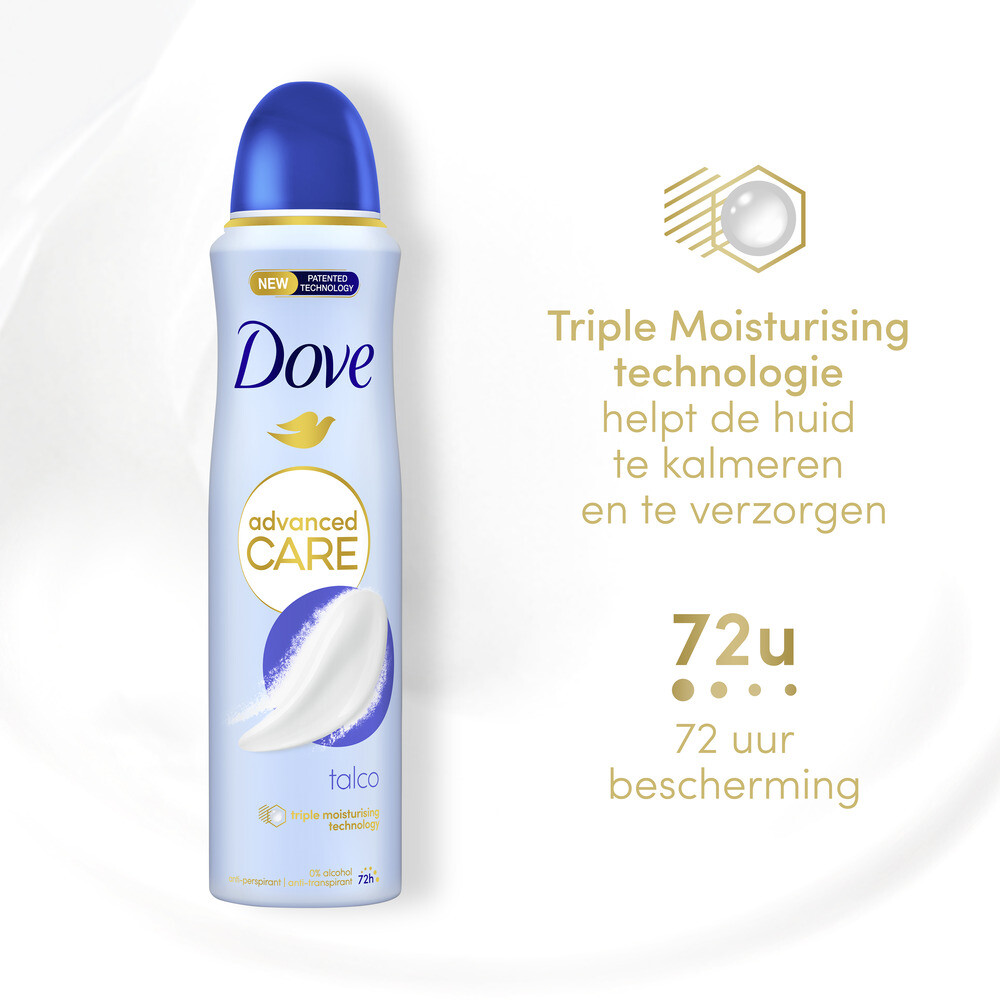 6x Dove Deodorant Spray Talco150 ml