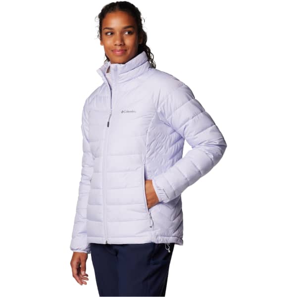 Doudoune randonnée COLUMBIA W POWDER LITE II FULL ZIP JACKET SNOWDRIFT