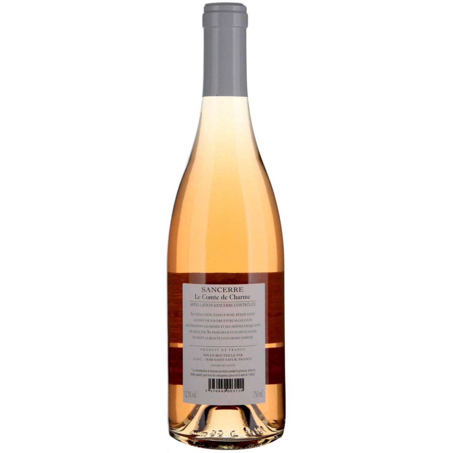 Sancerre AOC Pinot Noir Rosé Le Comte de Charme Laporte -75cl