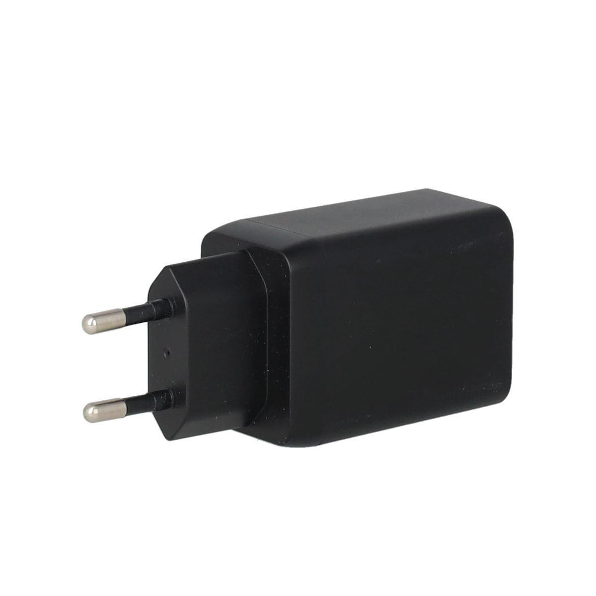 (65W) Dual USB C / 1x USB A GaN Ladegerät Netzteil Fast Charger Qualcomm Quick Charge 3.0 Recycled (ACCHAR-404-WW1) - Schwarz