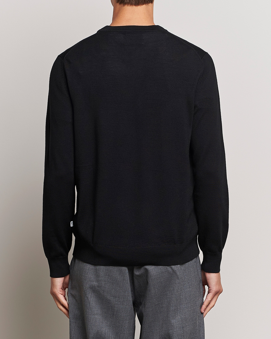 NN07 Ted Merino Crew Neck Pullover Black