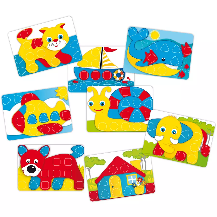 Quercetti Stiftemosaik FantaColor Baby (40 Teile)
