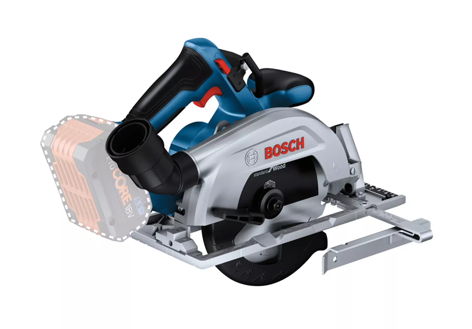 Bosch GKS 18V-57-2 18V Li-ion Accu cirkelzaag body - 165 mm