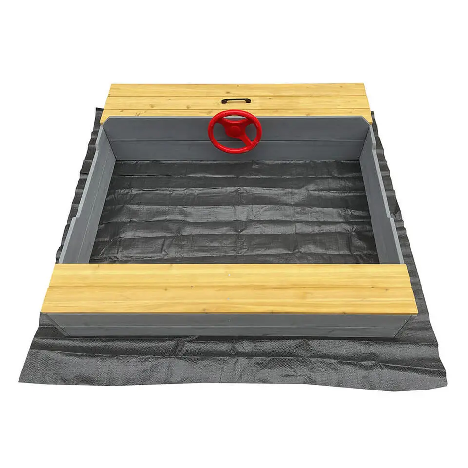HOME DELUXE Zandbak KIDDY - Lichtgrijs