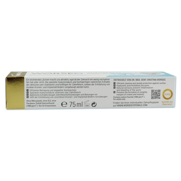 Worseg top smile dentures care Zahncreme  (75 ml)