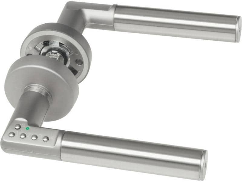 ASSA ABLOY Code Handle 492-08 matt, Ausführung B Alternatives Türschloss mit automatischer und manueller Verriegelung