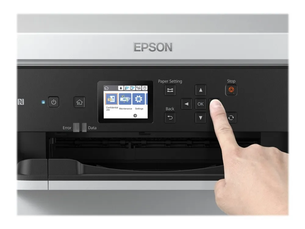 Epson WorkForce Pro WF-M5299DW - Printer - S/H - blækprinter - A4/Legal - op til 24 spm - kapacitet: 330 ark - USB 2.0, Gigabit LAN, Wi-Fi(n), USB vært