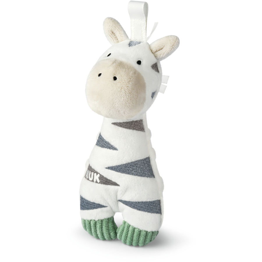 NUK Kuscheltier Little Friend Zebra mit Schnuller