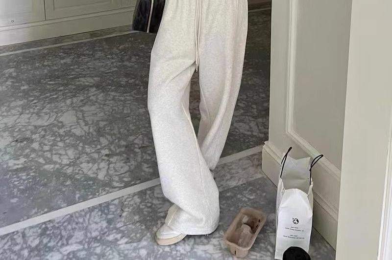 Cafamo - Harem-joggingbroek met trekkoord in de taille en fleecevoering