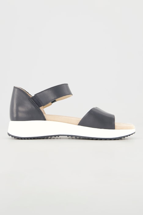 Caprice Leder-Sandaletten, Wechselfußbett, Weite H