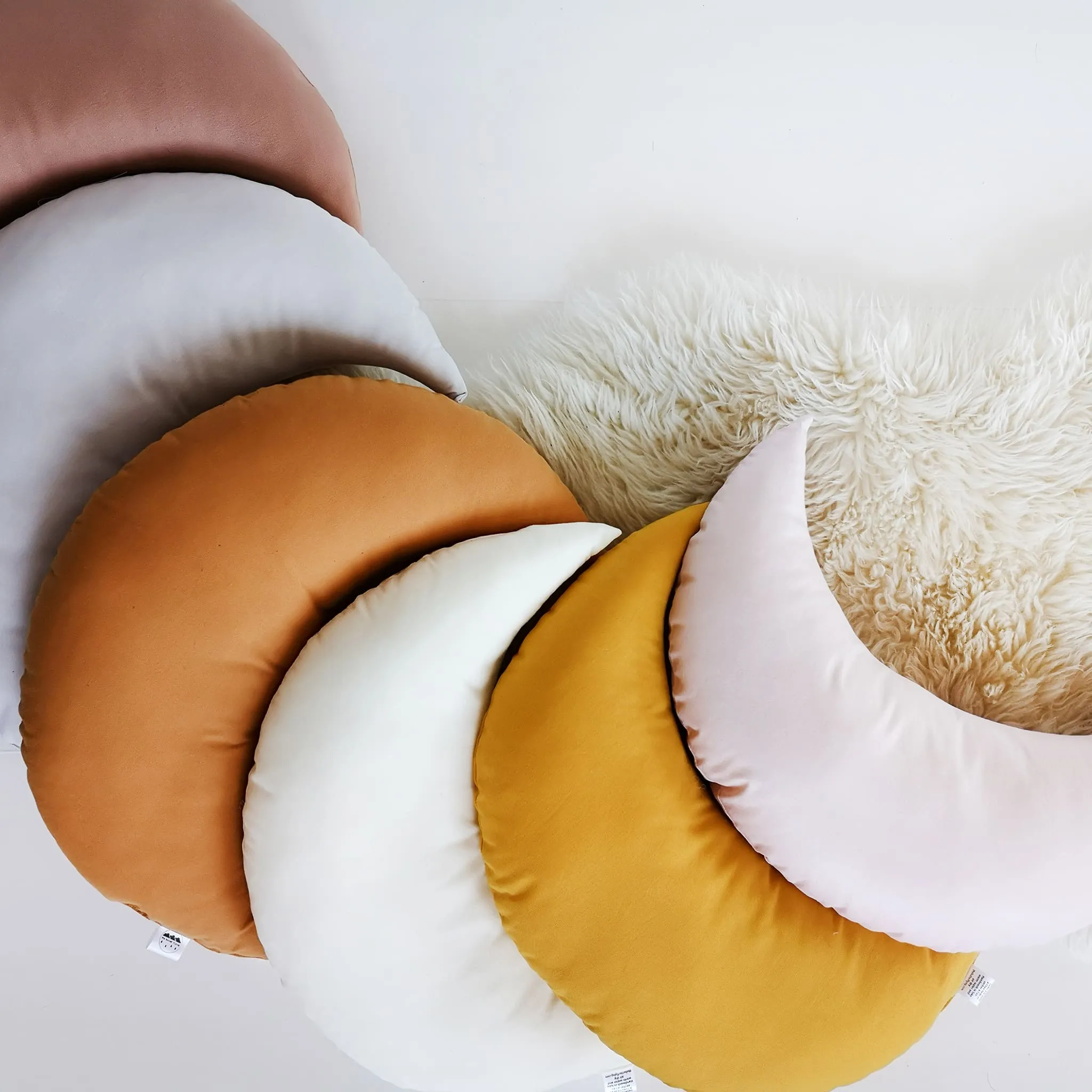 The Butter Flying Coussin Lune - Naturel