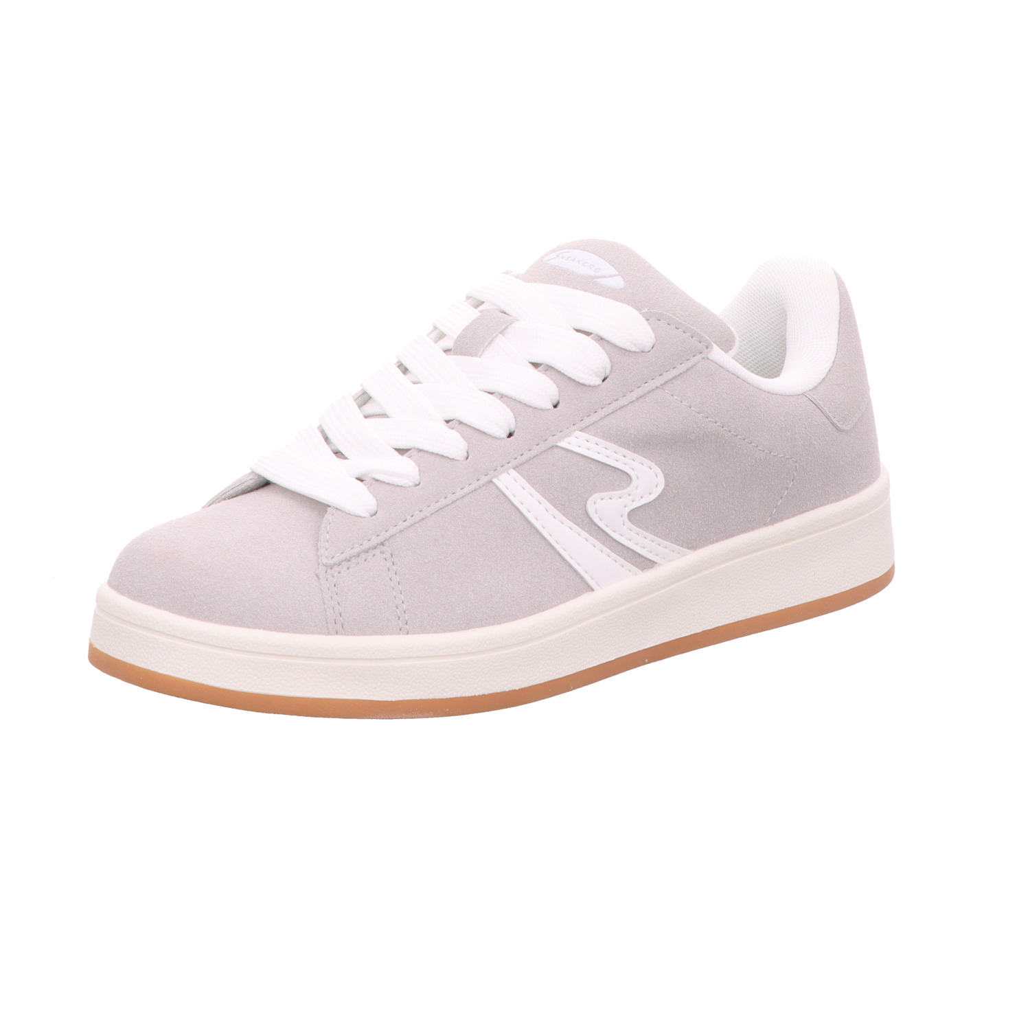 Sneakers Damen-Sneaker Grau-Weiß