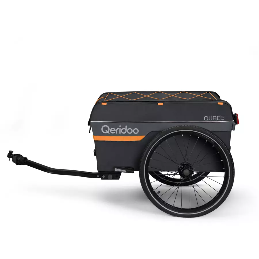 Qeridoo Lastenanhänger Qubee Grey 110 L Volumen