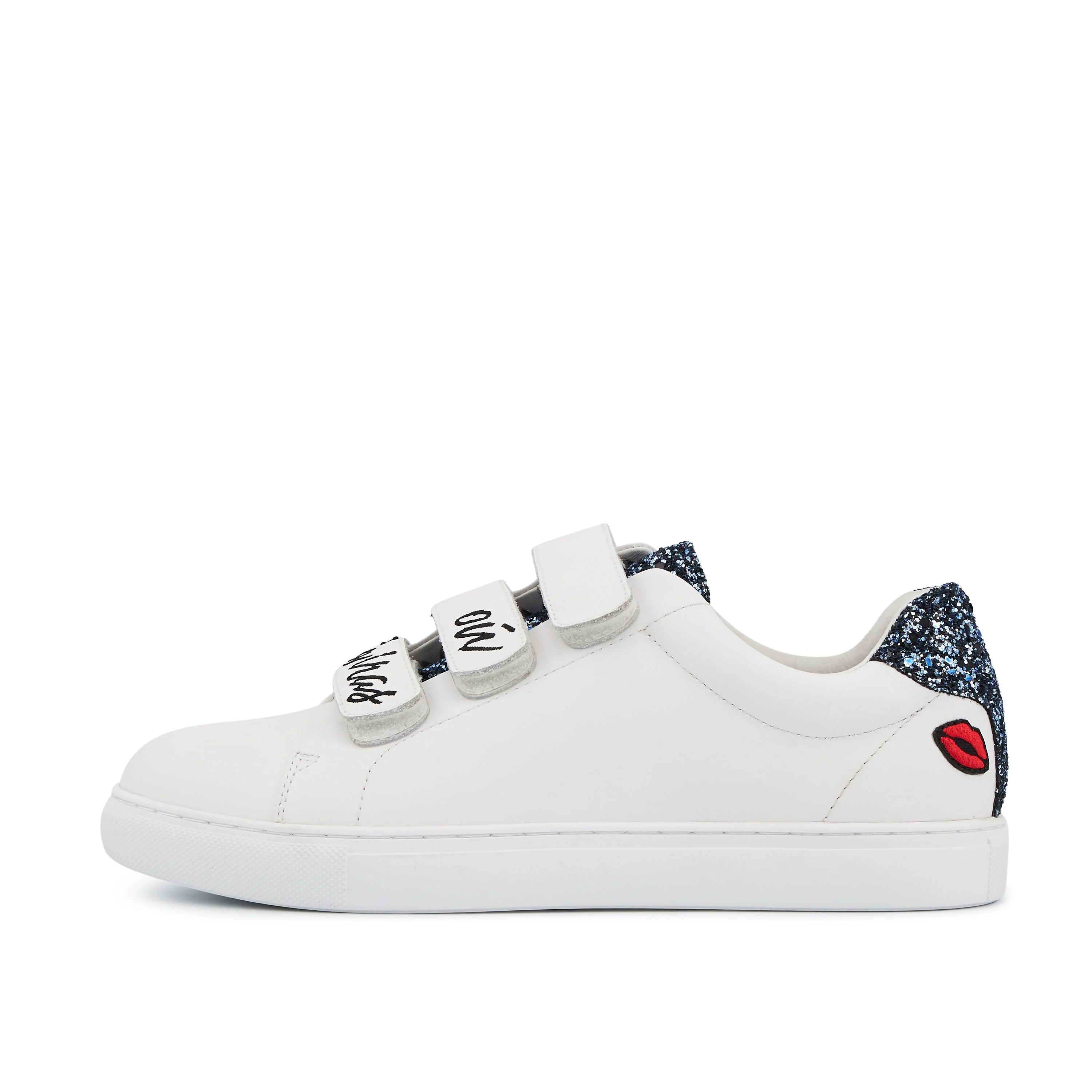 EDITH J'IRAI OU TU IRAS - Sneakers en cuir | Blanc