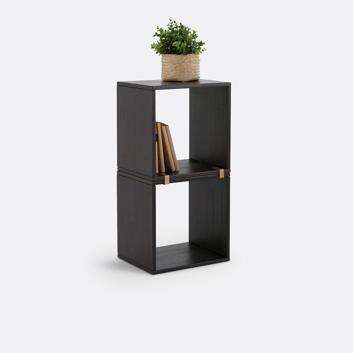 LA REDOUTE INTERIEURS<br>Cubo de arrumação, conjunto de 2, carvalho maciço, Edgar