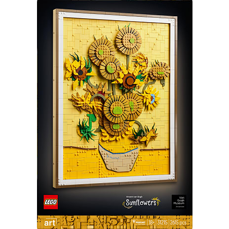 LEGO Art Vincent van Gogh – Solsikker som vægkunst 31215