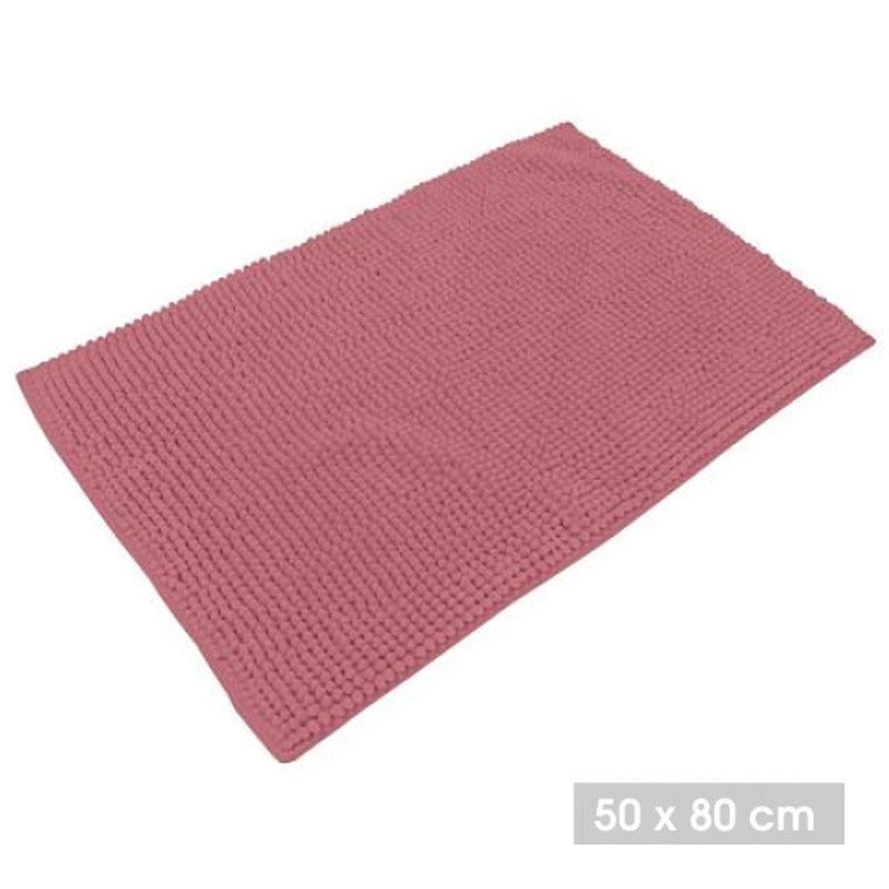 Urban Living Badkamerkleedje|badmat tapijt - oud roze - 50 x 80 cm