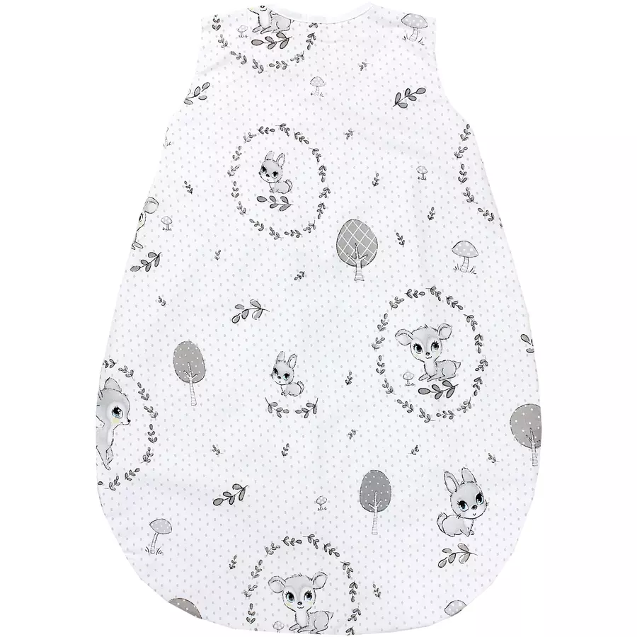 TupTam Baby Sommer Schlafsack Ärmellos Unwattiert grau-kombi