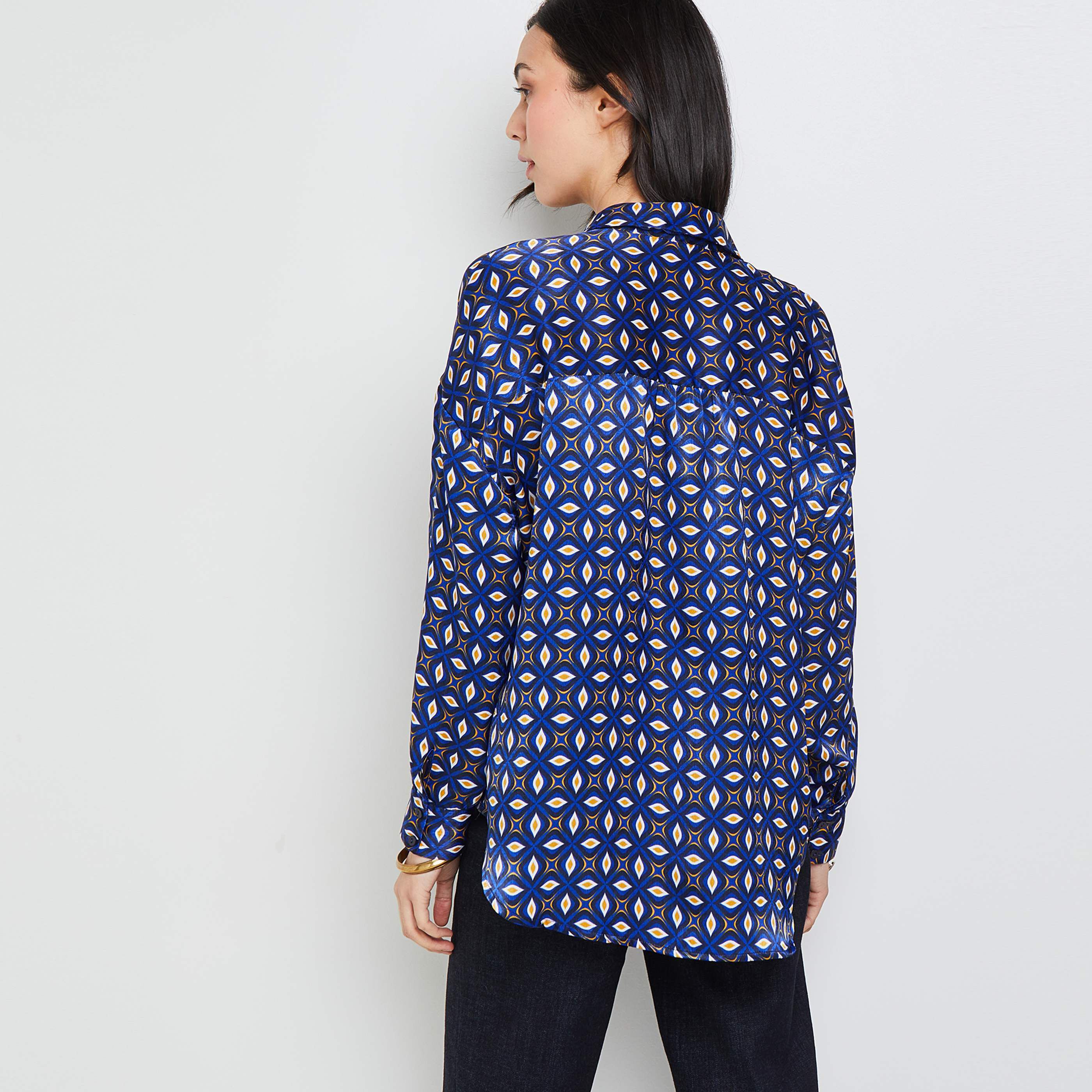 Chemise oversize femme - MARINE