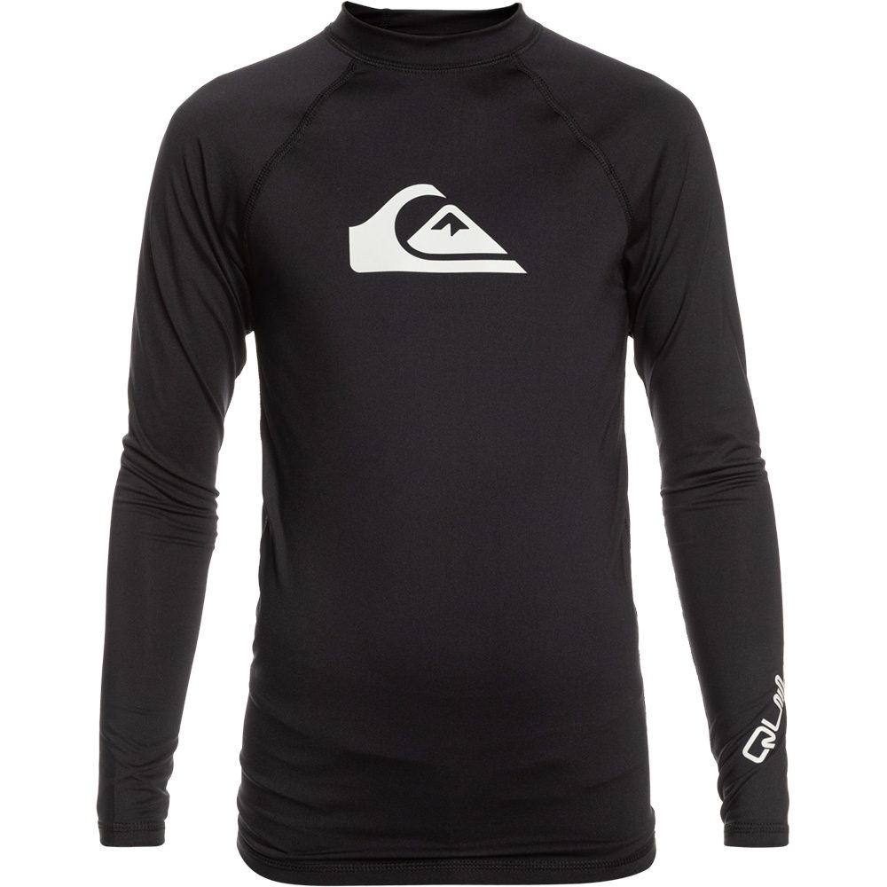 Quiksilver All Time Rashguard Jungen schwarz