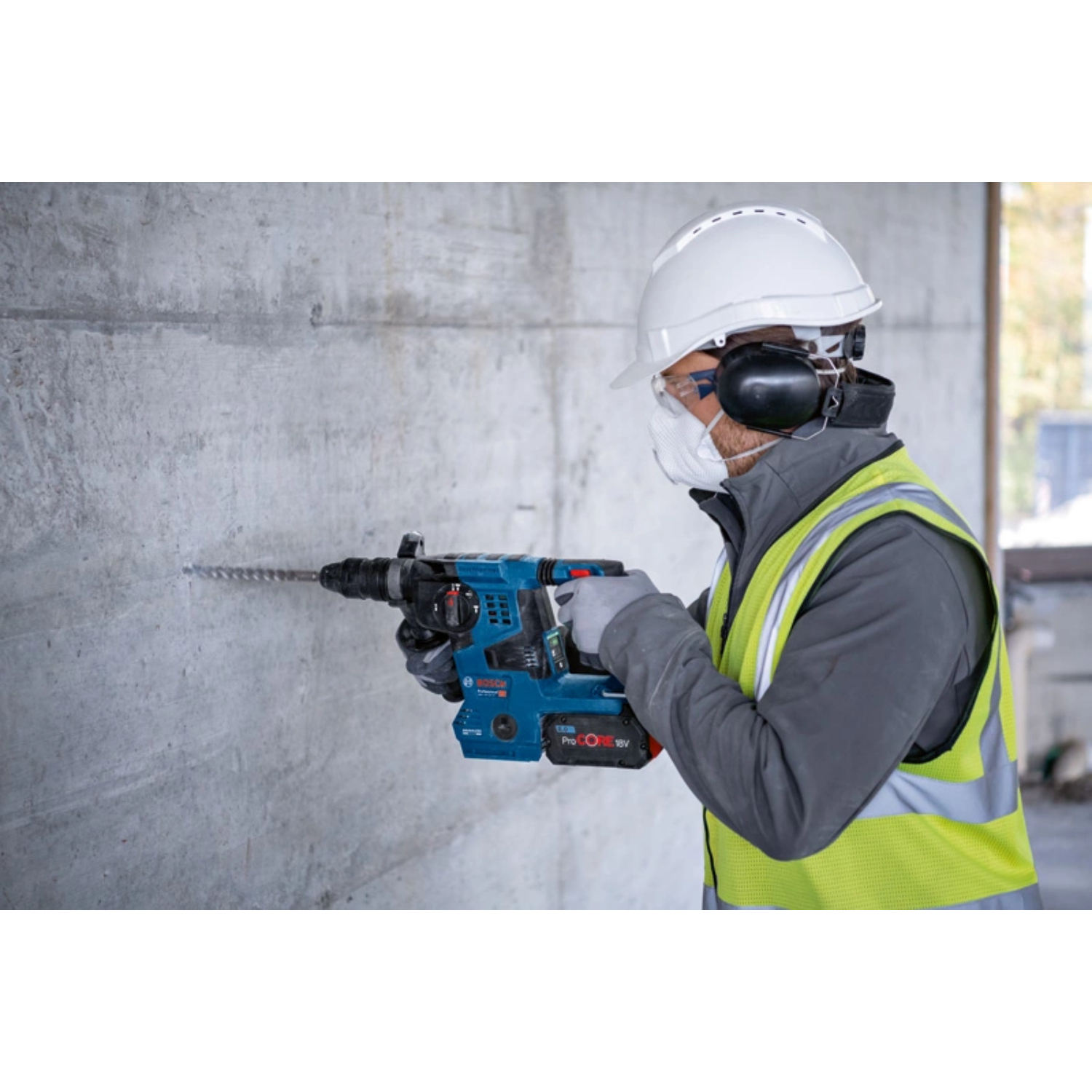 Bosch GBH 18V-28 CF Accu Boorhamer 2x PC 8,0 L-Boxx