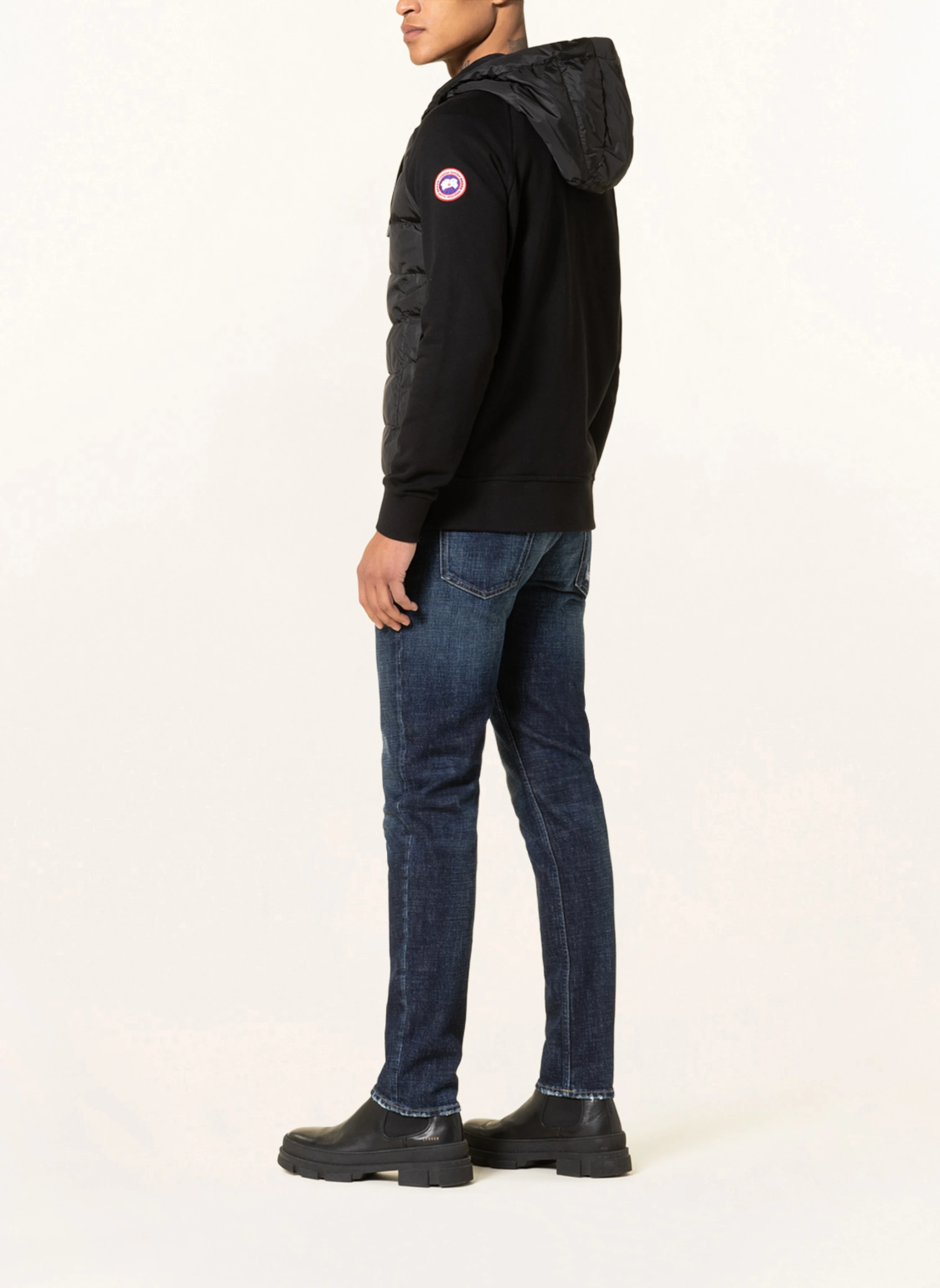 CANADA GOOSE Sweatjacke HYBRIDGE HURON im Materialmix