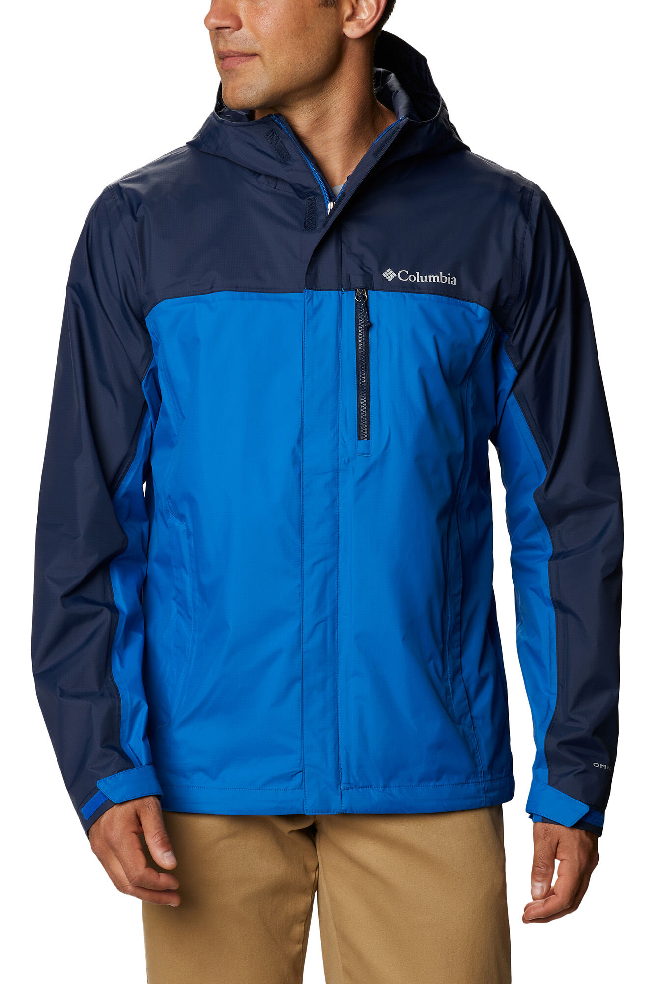 Jaqueta Columbia Masculina Pouring Adventure™ - Azul Médio