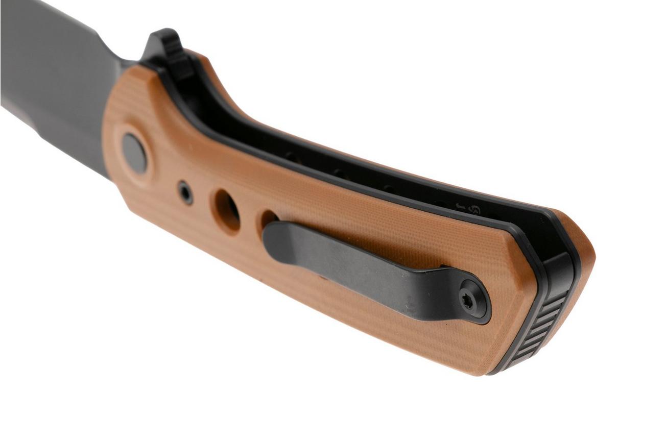 Reate PL-XF PVD Nitro-V, Tan G10, zakmes