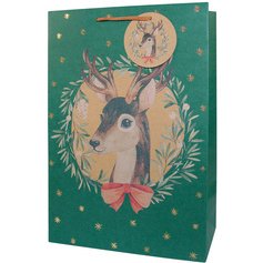 Sac cadeau de Noël 'Chevreuil', grand