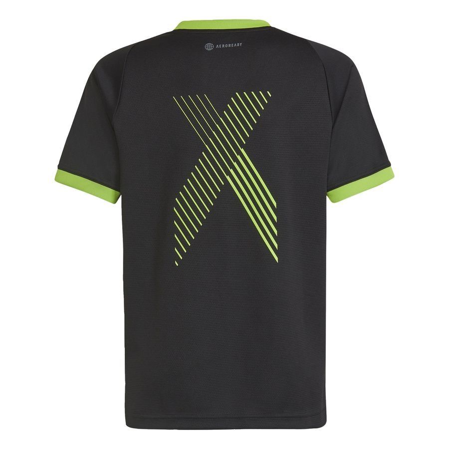 adidas T-shirt d'Entraînement X - Noir/Vert Enfant