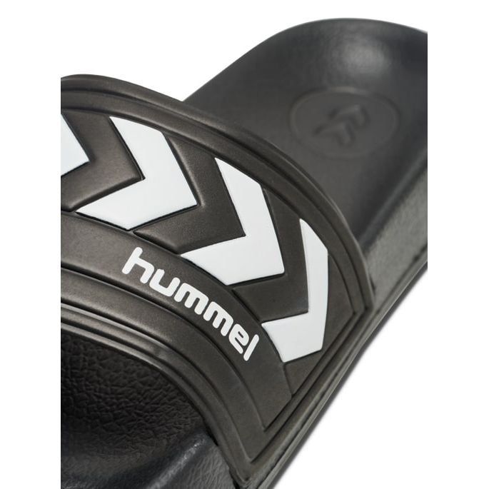 Hummel Claquettes Larsen - Noir/Blanc