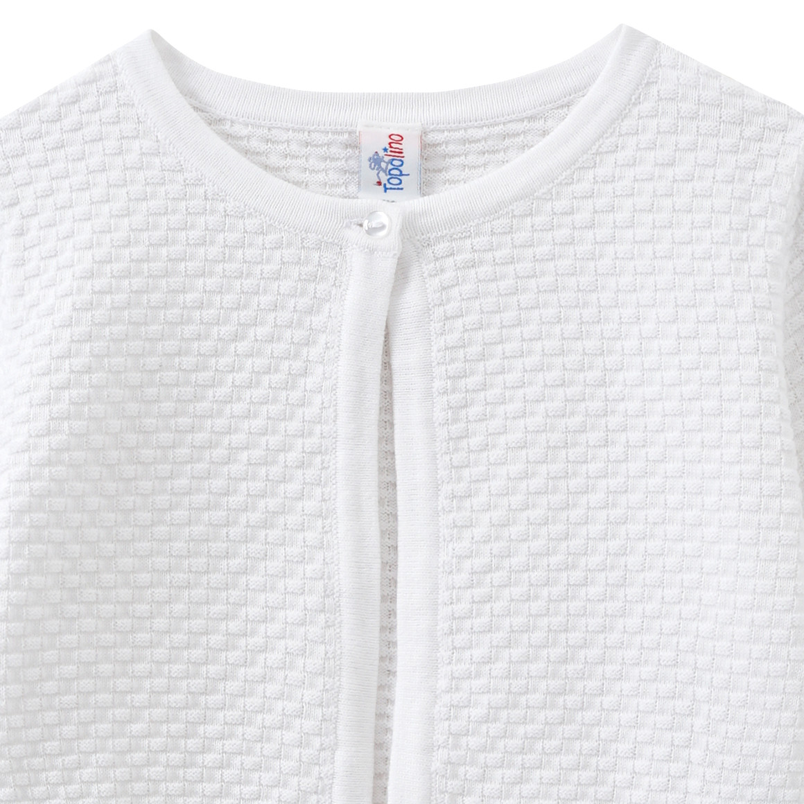 Topolino Mädchen Bolero mit Strukturmuster weiss