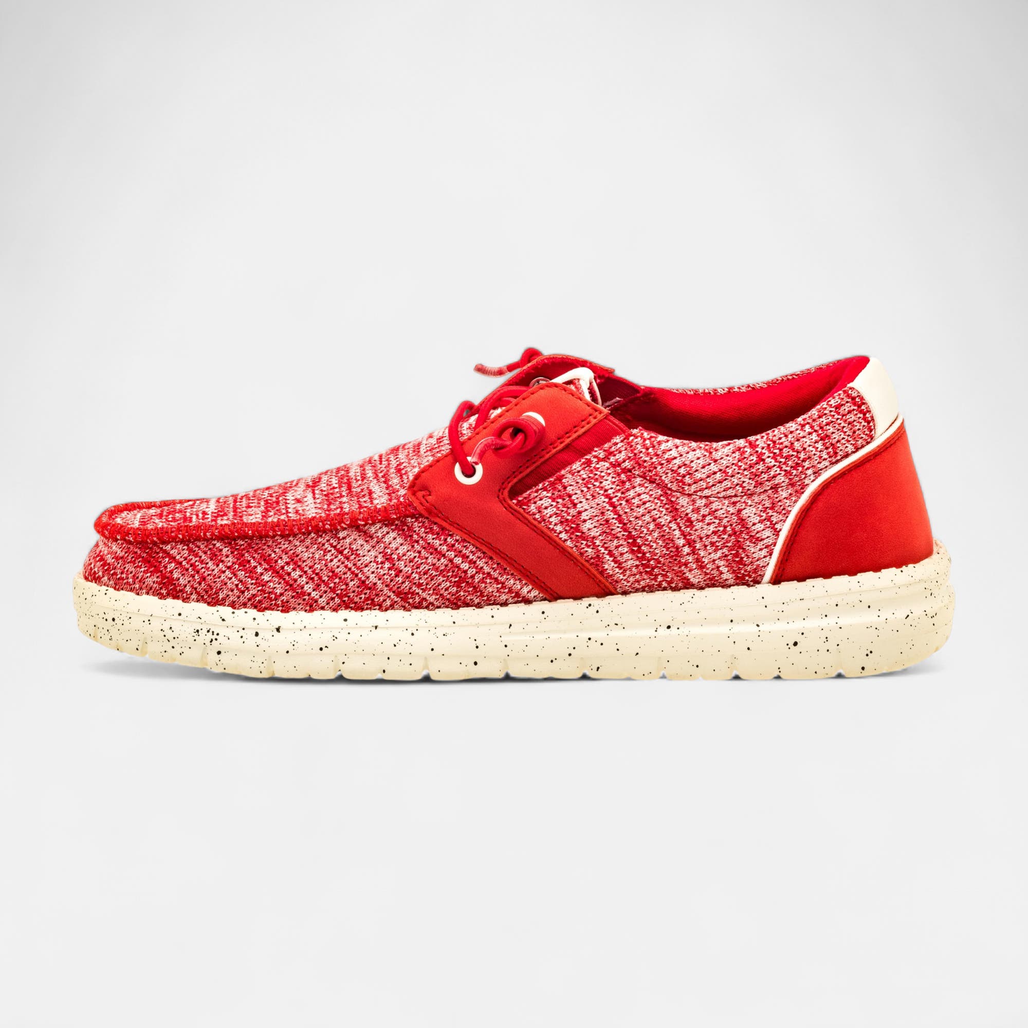 Baskets en toile Homme rouge