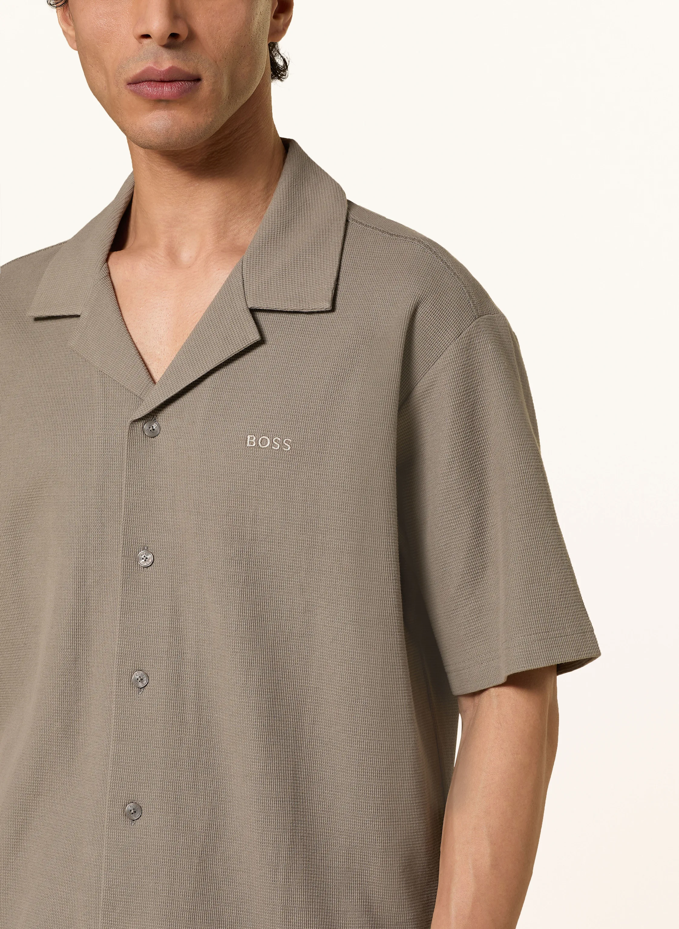 BOSS Resorthemd Extra Slim Fit aus Piqué