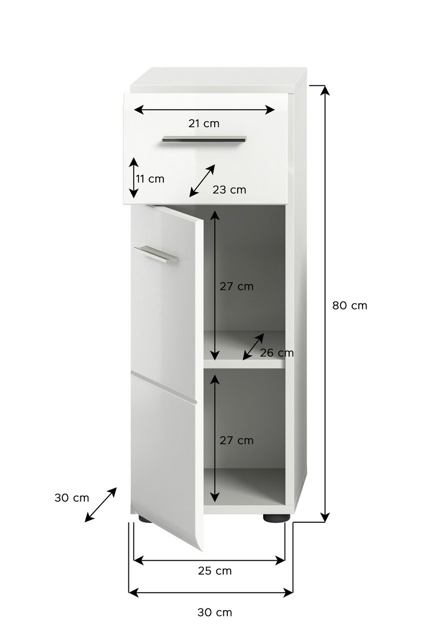 MID.YOU Standschrank ICE