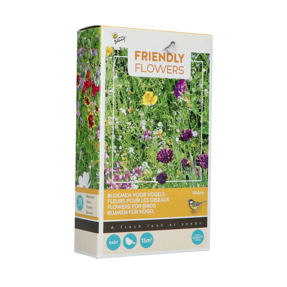 Buzzy Friendly Flowers 15 m² Vogels