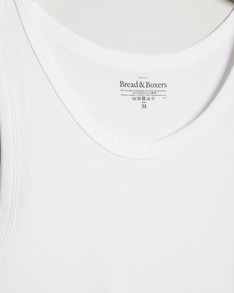 Bread & Boxers Relaxed Tank Top White