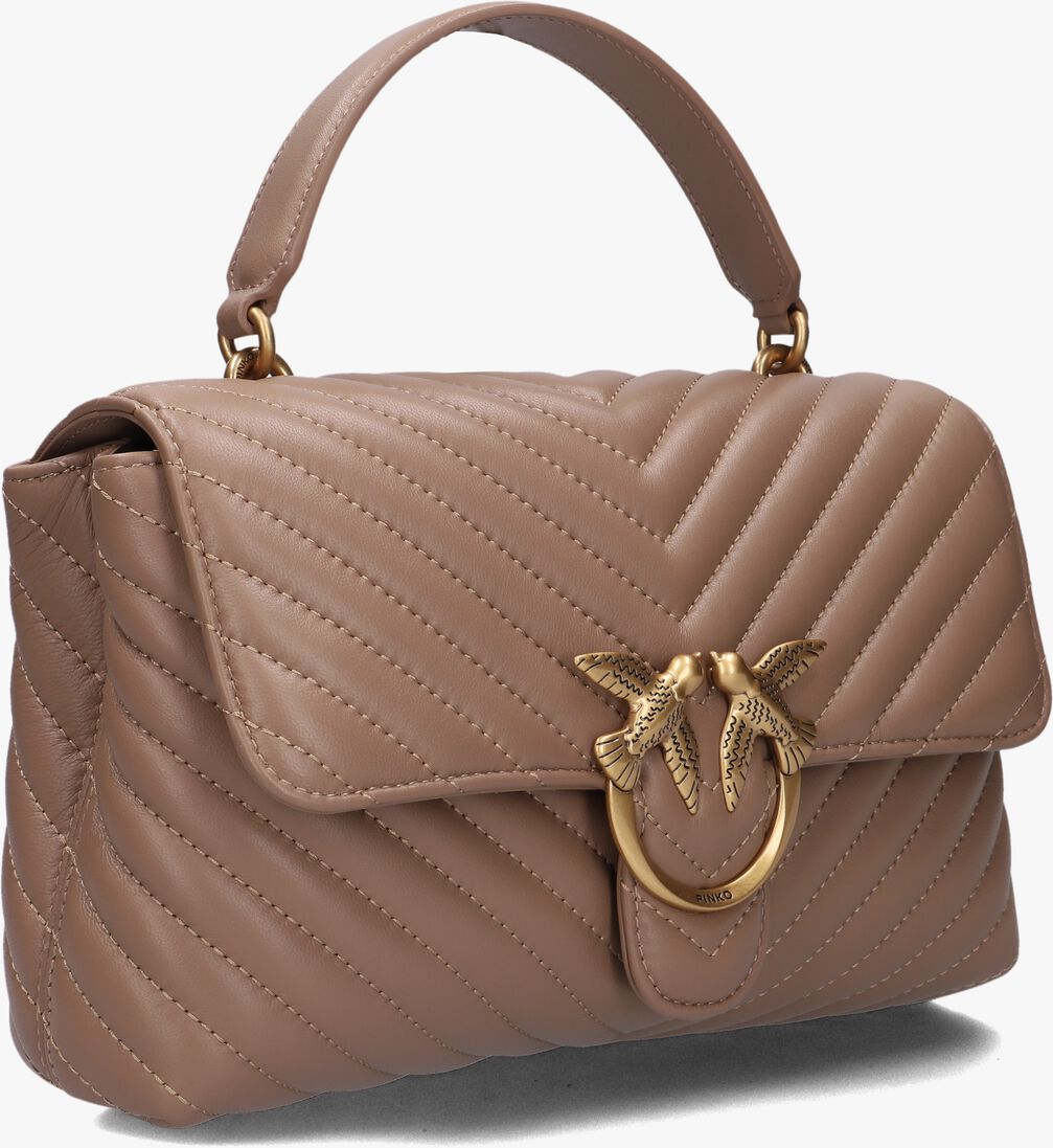 taupe pinko schoudertas love lady puff